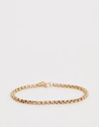 Wftw Box Chain Bracelet In Gold - Gold