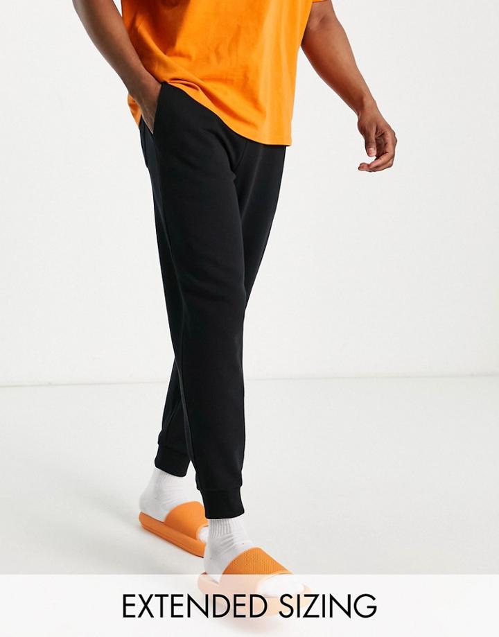 Asos Design Tapered Joggers In Black