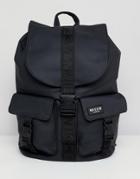 Nicce Backpack In Black With Front Pockets - Gray