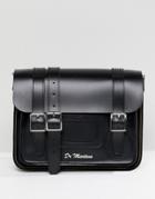 Dr Martens 11 Leather Satchel In Black - Black