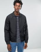 Selected Homme Padded Coach Jacket - Black
