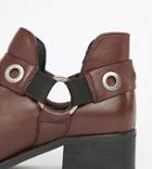 Park Lane Wide Fit Leather Ankle Boots - Brown