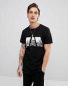 New Look T-shirt With City Print In Black - Black