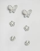 New Look Stud Pack - Silver