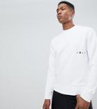 Noak Sweatshirt In White With Printed Logo - White