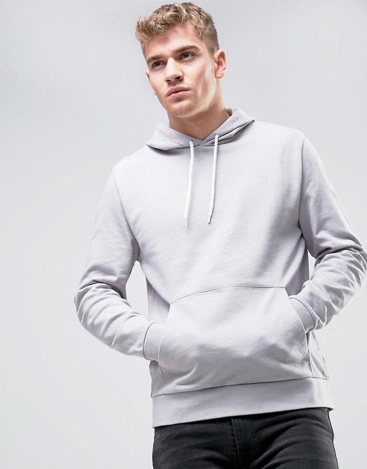 Asos Hoodie In Gray - Gray