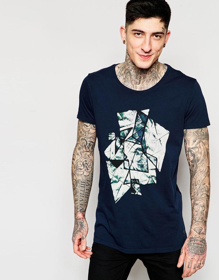 Scotch & Soda T-shirt With Artwork - Black