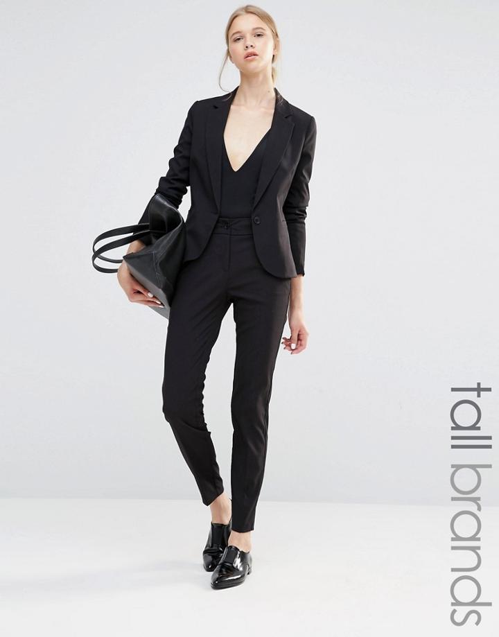 Vero Moda Tall Crop Ankle Pants - Black