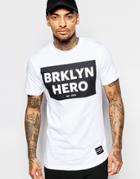 Hero's Heroine T-shirt Bklyn Hero - White