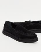 All Saints Max Loafers In Black