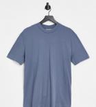 Collusion Unisex Organic T-shirt In Blue-blues