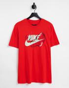 Nike Futura Logo T-shirt In Red