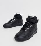 Nike Air Force 1 Hi Sneakers In Black