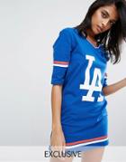 Majestic Oversized La Jersey Dress - Blue
