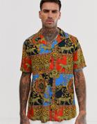 New Look Baroque Print Shirt-multi