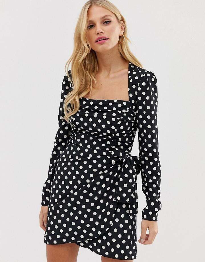 The East Order Amy Mini Dress-black