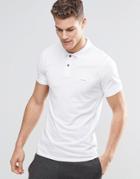 Boss Orange Polo Shirt With Logo In Slim Fit White - White
