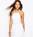 Asos Tall 90's Halter Romper - Pink