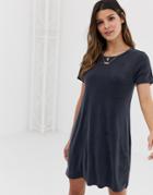 Abercrombie & Fitch T-shirt Dress-gray