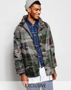 Reclaimed Vintage Festival Pac A Trench Jacket - Green