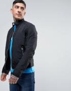 Boss Orange By Hugo Boss Ondrix Slim Fit Nylon Biker Jacket Black - Black