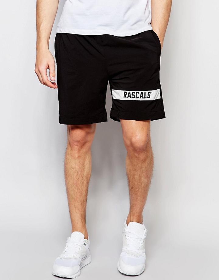 Rascals Lightweight Track Shorts - Black