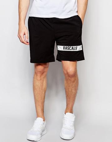 Rascals Lightweight Track Shorts - Black