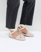 Accessorize Meena Mirrorwork Espadrilles - Multi
