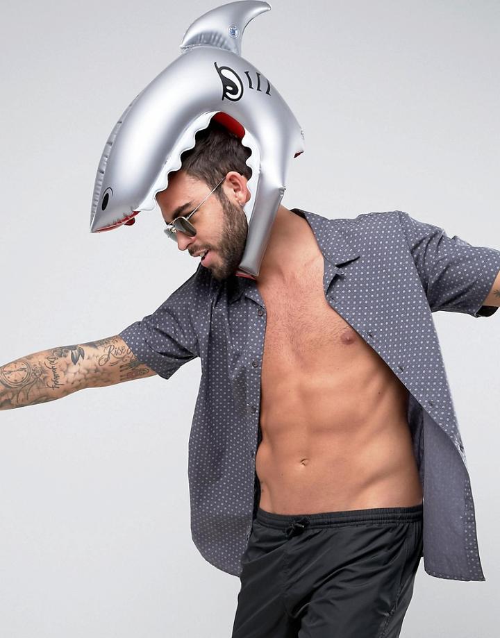 Shark For The Day Inflatable Hat - Multi