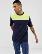 Love Moschino Paneled T-shirt - Navy