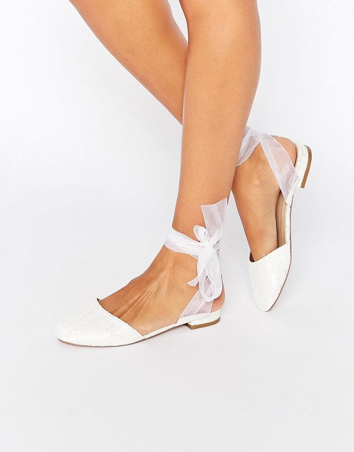 Asos Laurel Ballet Flats - Ivory