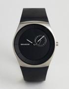 Skagen Men's Leather Watch - Black