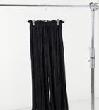 Miss Selfridge Petite Plisse Pants In Black