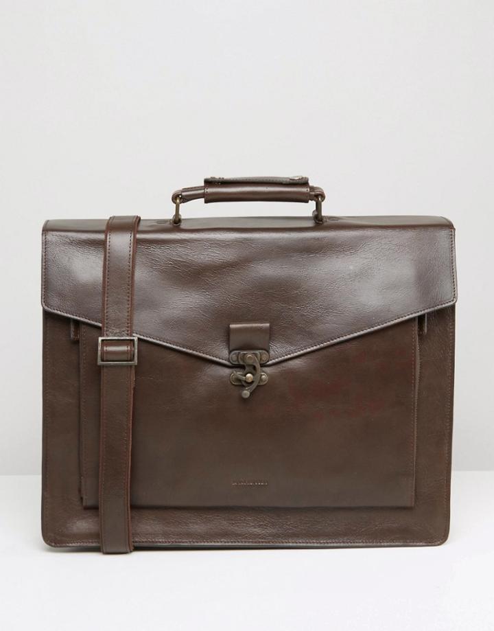 Royal Republiq Conductor Leather Satchel - Brown