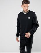 The North Face Streetfleece Crew Neck Sweatshirt Chest Logo In Black - Black