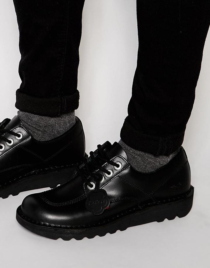 Kickers Kick Lo Shoes - Black