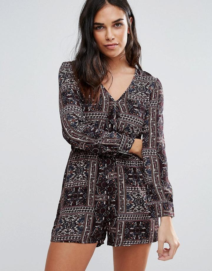 Madam Rage Printed Romper - Multi