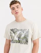Reclaimed Vintage Oversized T-shirt With Camo Graphic-green