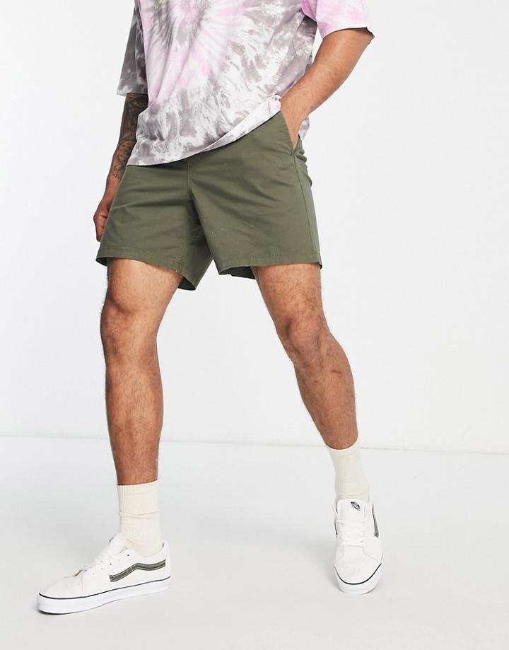 Vans Shorts With Drawstring In Green