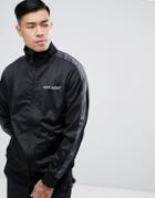 Night Addict Maniac Zip Thru Track Jacket - Black