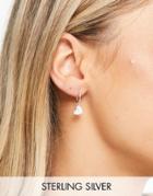 Bloom And Bay Heart Sterling Silver Earrings