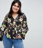 Lovedrobe Printed Wrap Top - Multi