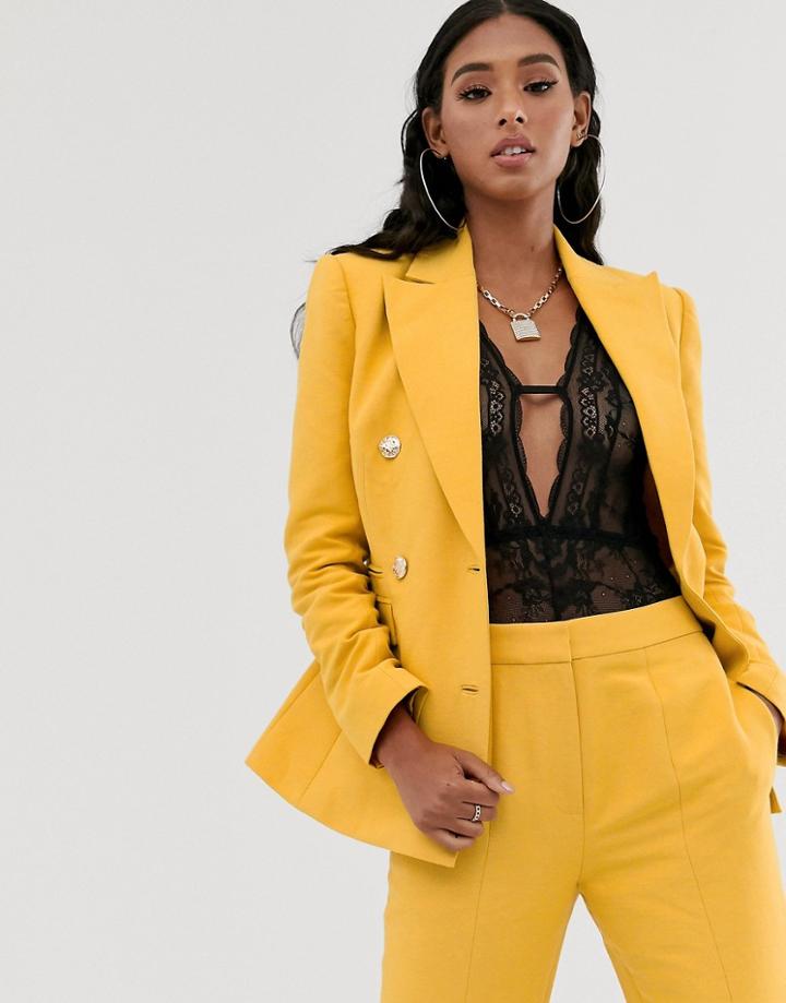 Vestire Fight Club Blazer-yellow