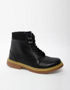 D-struct Boots With Chunky Sole - Black