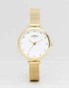Limit 6222.37 Mesh Watch In Gold - Gold