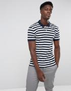 Minimum Polo Shirt In Stripe - Navy