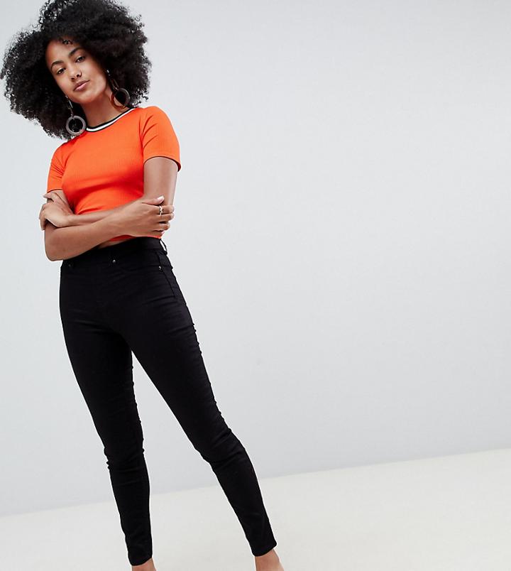 New Look Jegging With High Waist In Black - Black