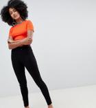 New Look Jegging With High Waist In Black - Black