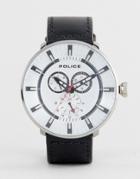 Police Mens League Watch In Black - Black