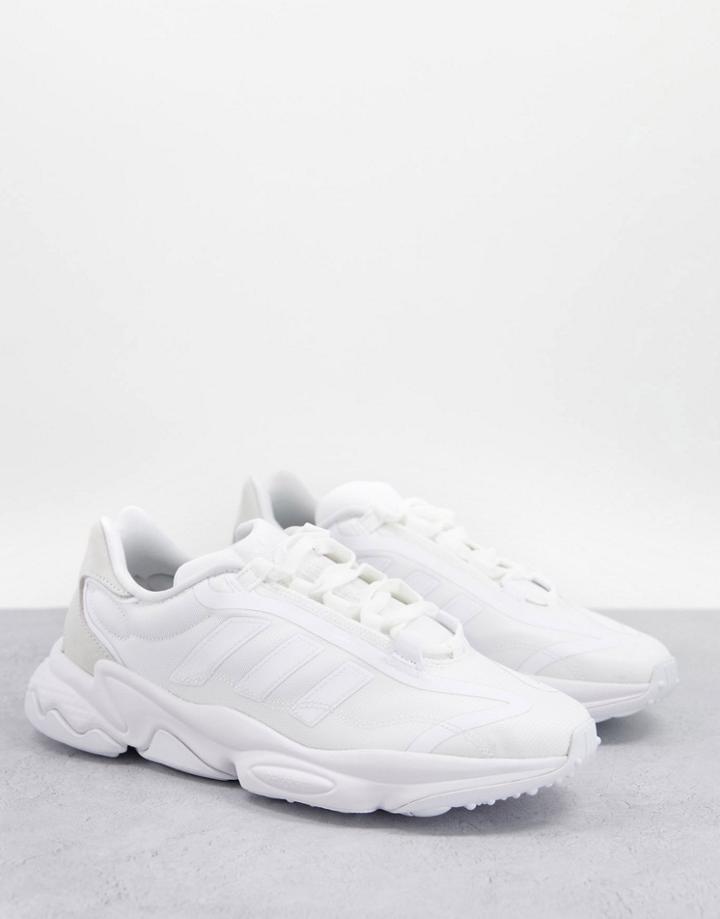 Adidas Originals Ozweego Pure Sneakers In Triple White